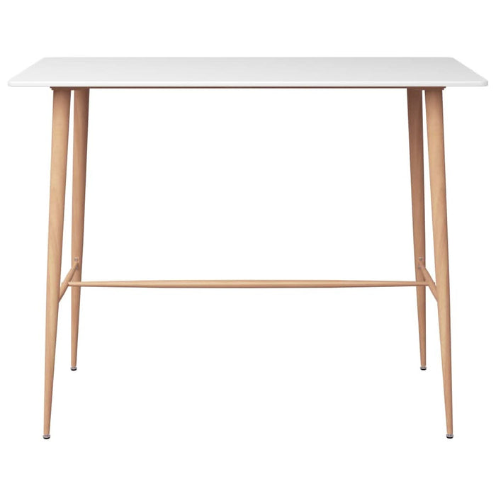 Set mobilier de bar, 7 piese, alb și negru - WALTI WALTI