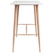 Set mobilier de bar, 7 piese, alb și negru - WALTI WALTI
