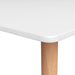 Set mobilier de bar, 7 piese, alb și negru - WALTI WALTI