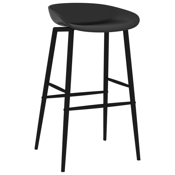 Set mobilier de bar, 7 piese, alb și negru - WALTI WALTI