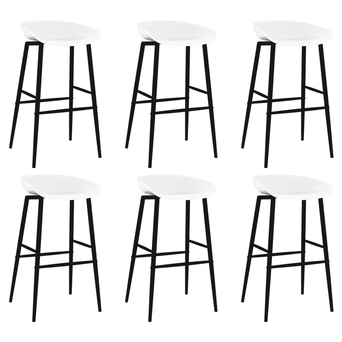 Set mobilier de bar, 7 piese, alb - WALTI WALTI
