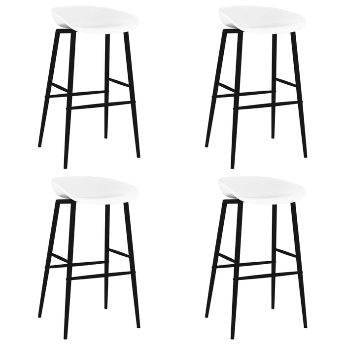 Set mobilier de bar, 5 piese, negru și alb - WALTI WALTI
