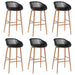 Set mobilier de bar, 7 piese, negru - WALTI WALTI