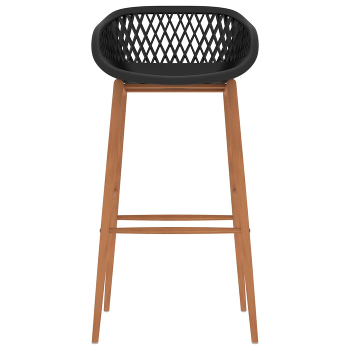 Set mobilier de bar, 7 piese, negru WALTI
