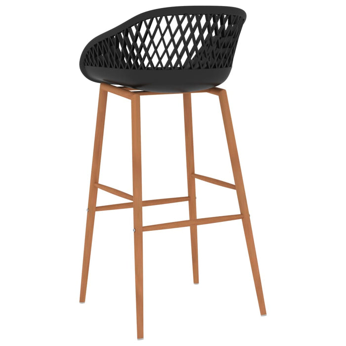 Set mobilier de bar, 7 piese, negru - WALTI WALTI