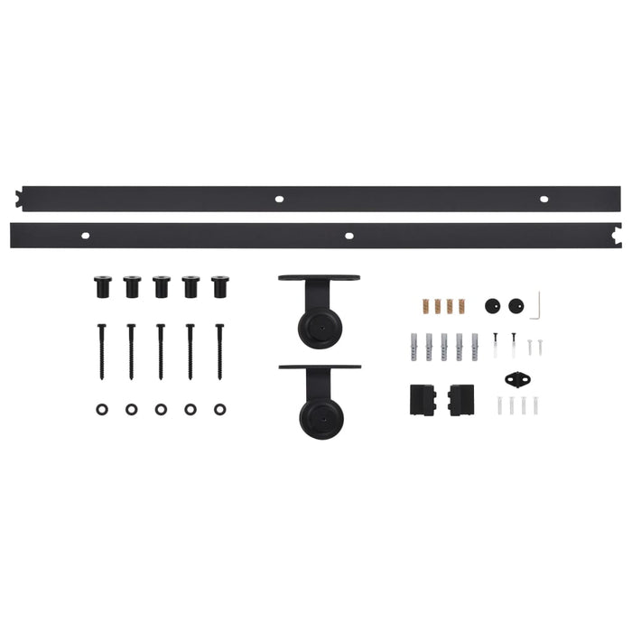 Ușă glisantă cu set feronerie, 80x210 cm, lemn masiv de pin - WALTI WALTI