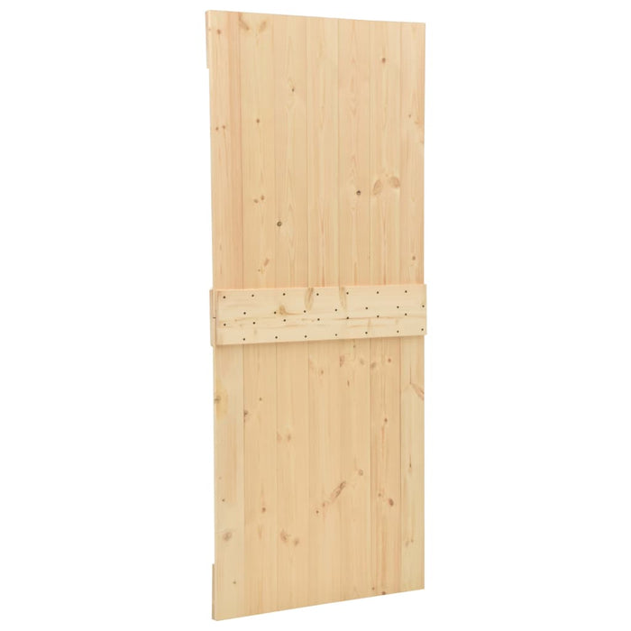 Ușă glisantă cu set feronerie, 90x210 cm, lemn masiv de pin - WALTI WALTI