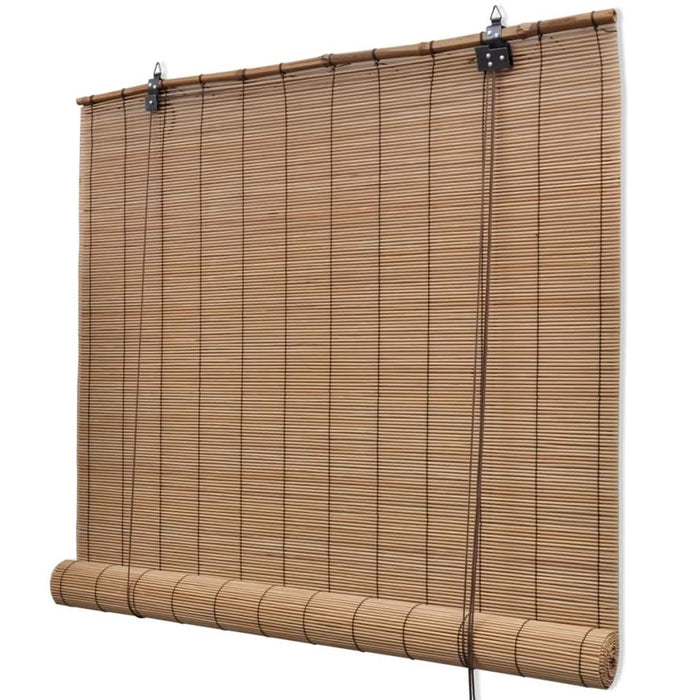 Jaluzele din bambus tip rulou, 2 buc., maro, 120 x 220 cm - WALTI WALTI