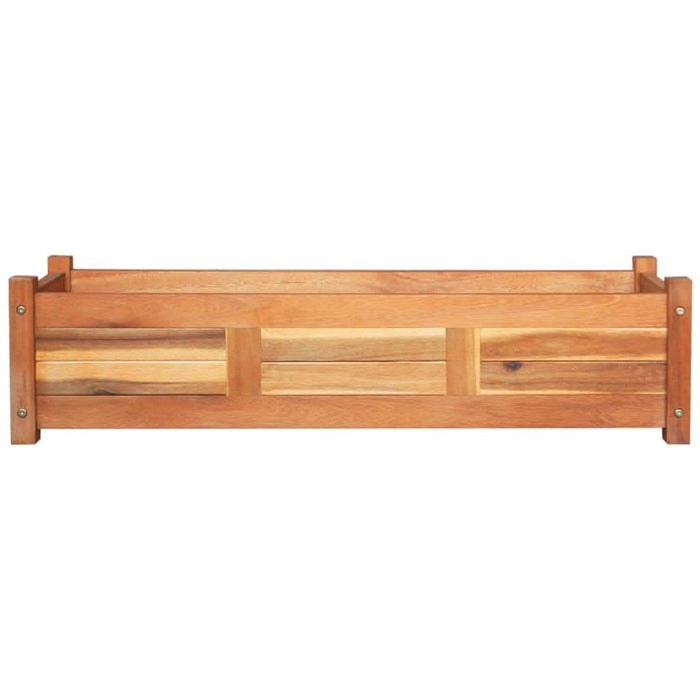 Straturi înălțate de grădină, 2 buc, 100x30x25 cm, lemn acacia - WALTI WALTI