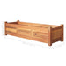 Straturi înălțate de grădină, 2 buc, 100x30x25 cm, lemn acacia - WALTI WALTI