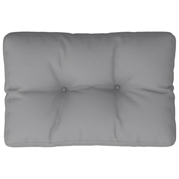 Pernă de paleți, gri, 60x40x12 cm, material textil WALTI