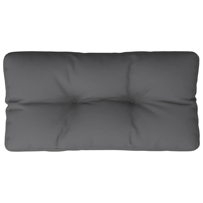 Pernă de paleți, antracit, 70x40x12 cm, material textil WALTI