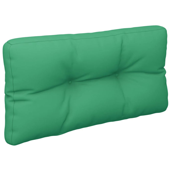 Pernă de paleți, verde, 80x40x12 cm, material textil WALTI