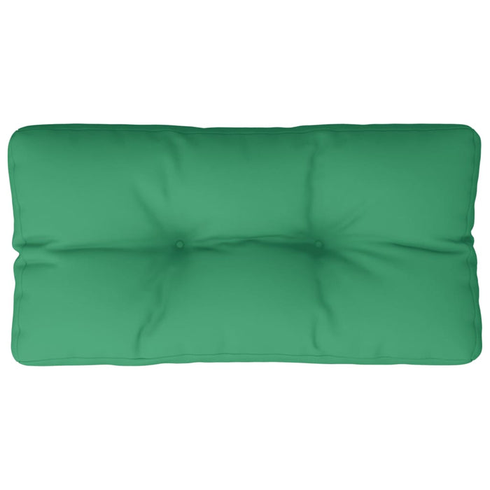 Pernă de paleți, verde, 80x40x12 cm, material textil WALTI