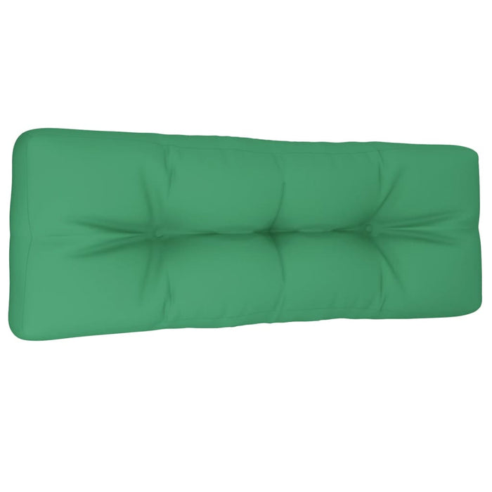 Pernă de paleți, verde, 120x40x12 cm, material textil WALTI