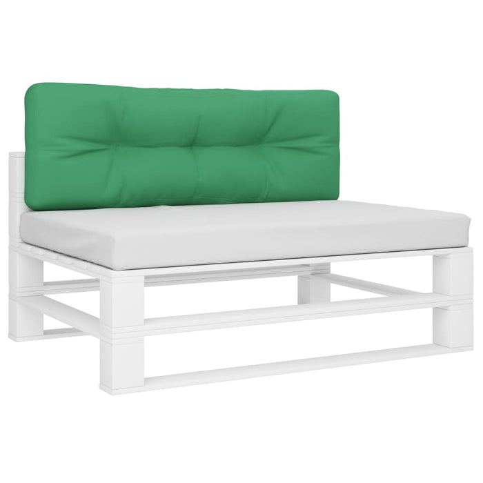 Pernă de paleți, verde, 120x40x12 cm, material textil WALTI
