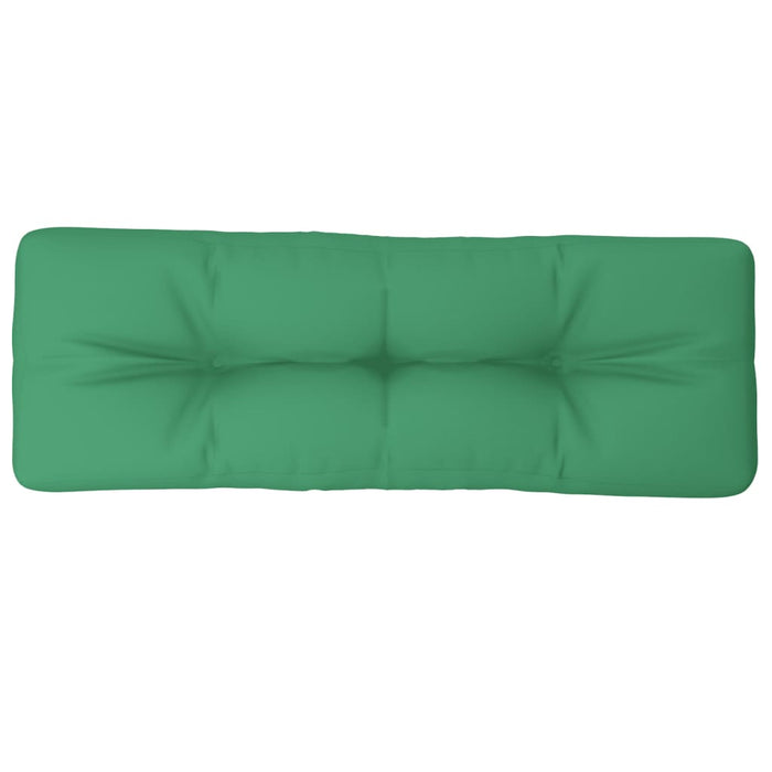 Pernă de paleți, verde, 120x40x12 cm, material textil WALTI