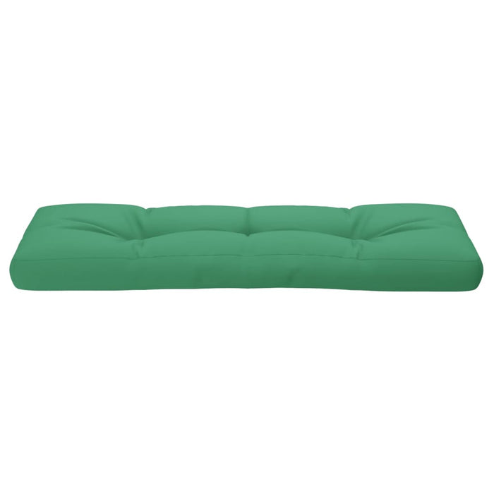 Pernă de paleți, verde, 120x40x12 cm, material textil WALTI