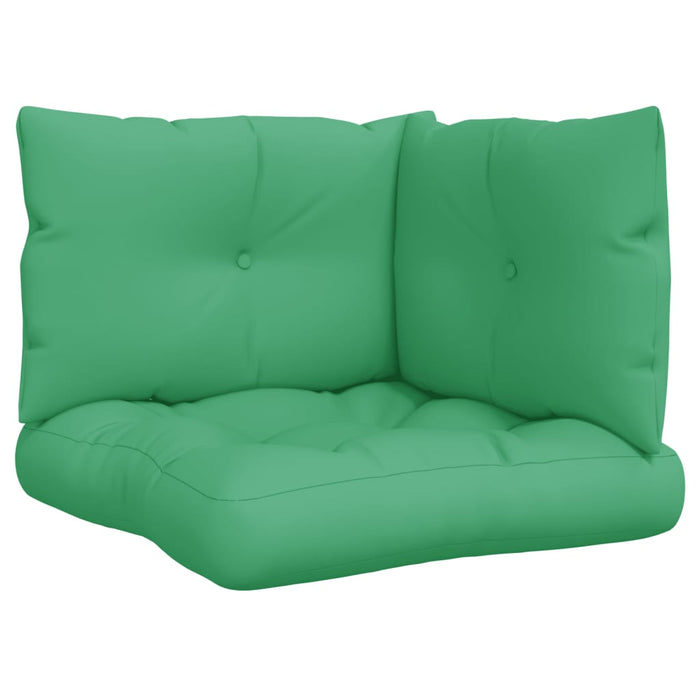 Perne de paleți, 3 buc, verde, material textil WALTI