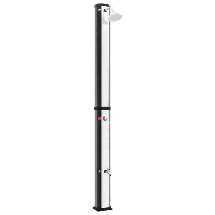 Duș solar de exterior cu cap de duș și robinet, 35 L - WALTI WALTI