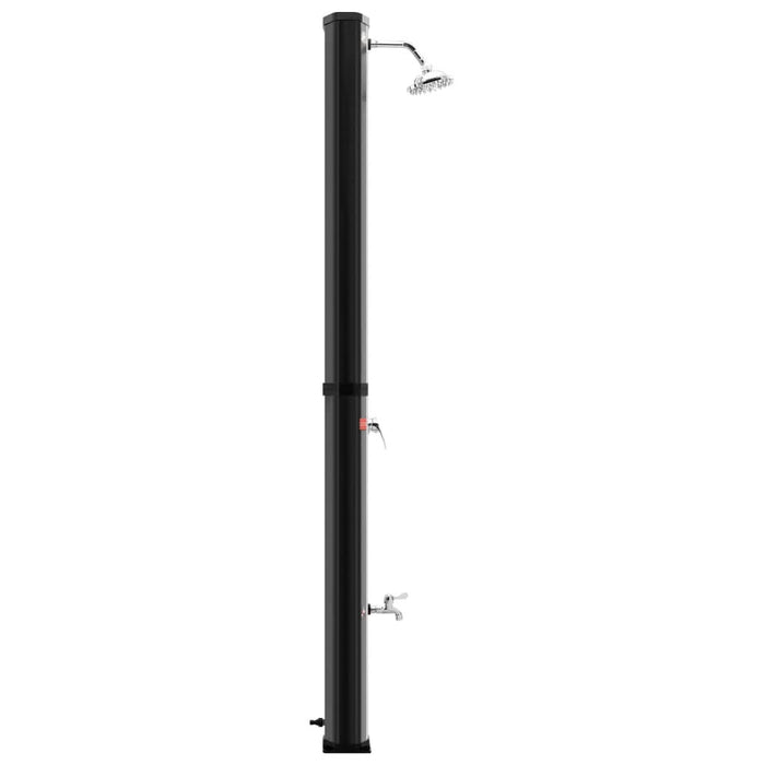Duș solar de exterior cu cap de duș și robinet, 35 L - WALTI WALTI
