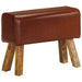 Bancă Bok gimnastică maro 58cm piele naturală/lemn masiv mango - WALTI WALTI