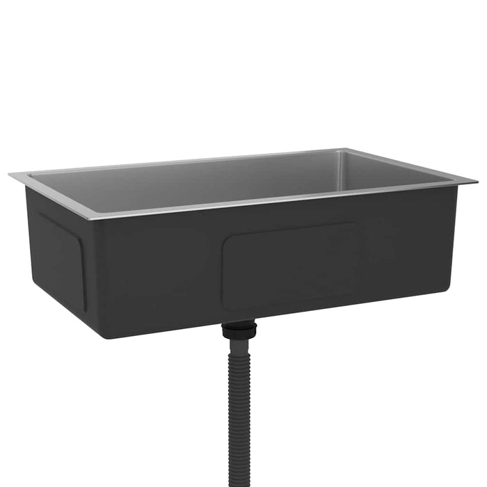 Chiuvetă de bucătărie lucrată manual, oțel inoxidabil - WALTI WALTI