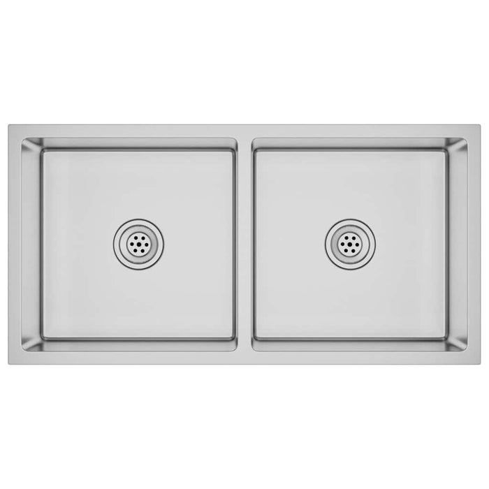 Chiuvetă de bucătărie lucrată manual, oțel inoxidabil - WALTI WALTI