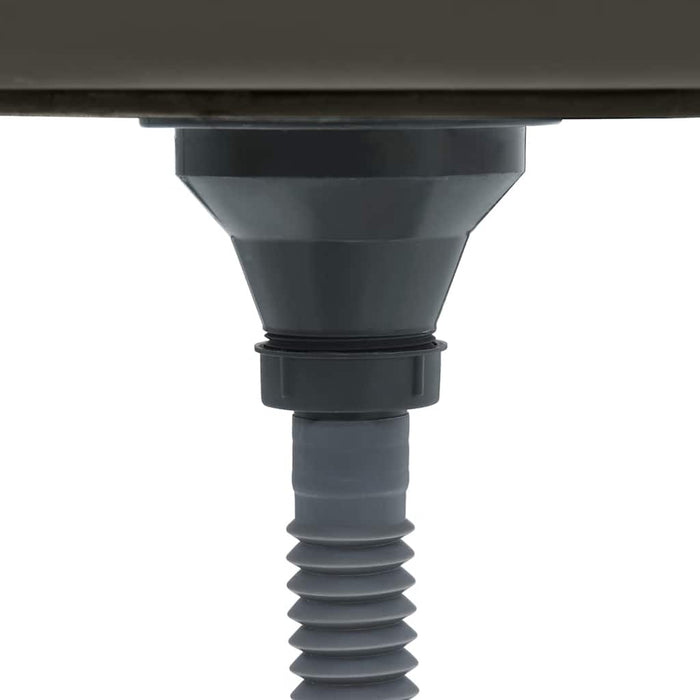 Chiuvetă de bucătărie lucrată manual, negru, oțel inoxidabil - WALTI WALTI