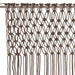 Perdea macrame, gri taupe,140 x 240 cm, bumbac - WALTI WALTI