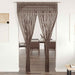 Perdea macrame, gri taupe,140 x 240 cm, bumbac - WALTI WALTI