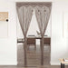 Perdea macrame, gri taupe,140 x 240 cm, bumbac - WALTI WALTI