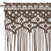 Perdea macrame, gri taupe,140 x 240 cm, bumbac - WALTI WALTI