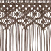 Perdea macrame, gri taupe,140 x 240 cm, bumbac - WALTI WALTI