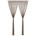 Perdea macrame, gri taupe,140 x 240 cm, bumbac - WALTI WALTI