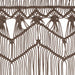 Perdea macrame, gri taupe,140 x 240 cm, bumbac - WALTI WALTI