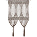 Perdea macrame, gri taupe,140 x 240 cm, bumbac - WALTI WALTI