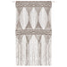 Perdea macrame, gri taupe,140 x 240 cm, bumbac - WALTI WALTI