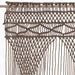 Perdea macrame, gri taupe,140 x 240 cm, bumbac - WALTI WALTI