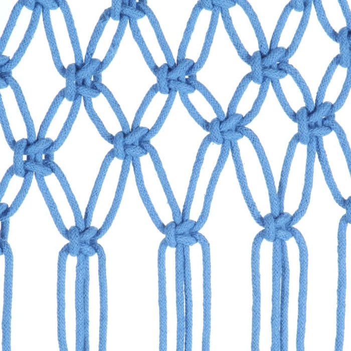 Perdea macrame, albastru, 140 x 240 cm, bumbac - WALTI WALTI