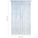 Perdea macrame, albastru, 140 x 240 cm, bumbac - WALTI WALTI