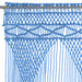 Perdea macrame, albastru, 140 x 240 cm, bumbac - WALTI WALTI