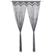 Perdea macrame, antracit, 140 x 240 cm, bumbac - WALTI WALTI