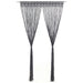 Perdea macrame, antracit, 140 x 240 cm, bumbac - WALTI WALTI