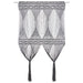 Perdea macrame, antracit, 140 x 240 cm, bumbac - WALTI WALTI