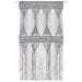 Perdea macrame, antracit, 140 x 240 cm, bumbac - WALTI WALTI
