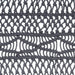 Perdea macrame, antracit, 140 x 240 cm, bumbac - WALTI WALTI