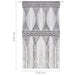 Perdea macrame, antracit, 140 x 240 cm, bumbac - WALTI WALTI