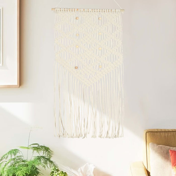 Cuier de perete Macrame, 40x80, bumbac - WALTI WALTI