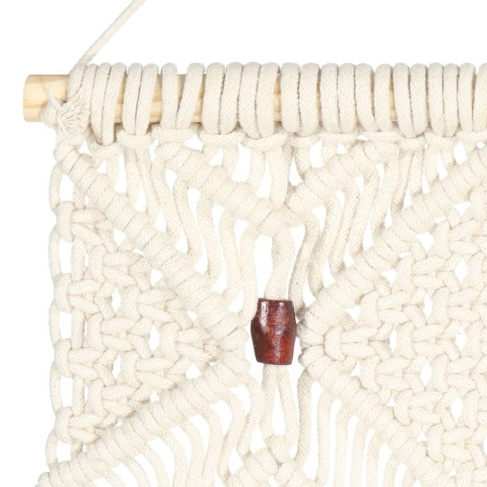 Cuier de perete din macrame, 40x80, bumbac - WALTI WALTI